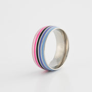 Omnisexual Stainless Steel Pride Ring