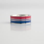 Bisexual Pride Stainless Steel Ring