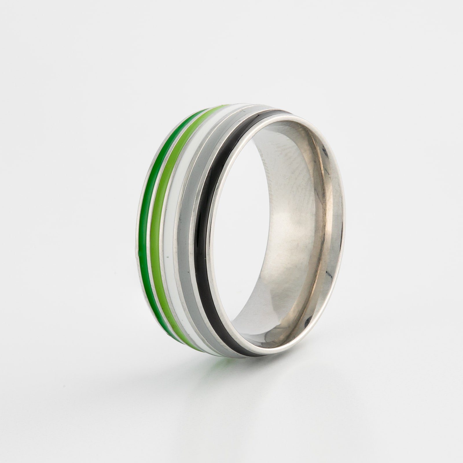Aromantic Pride Stainless Steel Ring