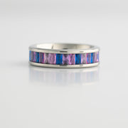 Bi Pride Gem Stainless Steel Ring