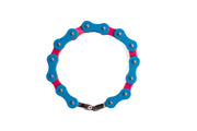 Trans Pride Stainless Steel Bike Chain Bracelet