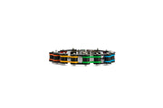 Rainbow LGBTQIA+ Pride Stainless Steel Bike Chain Bracelet