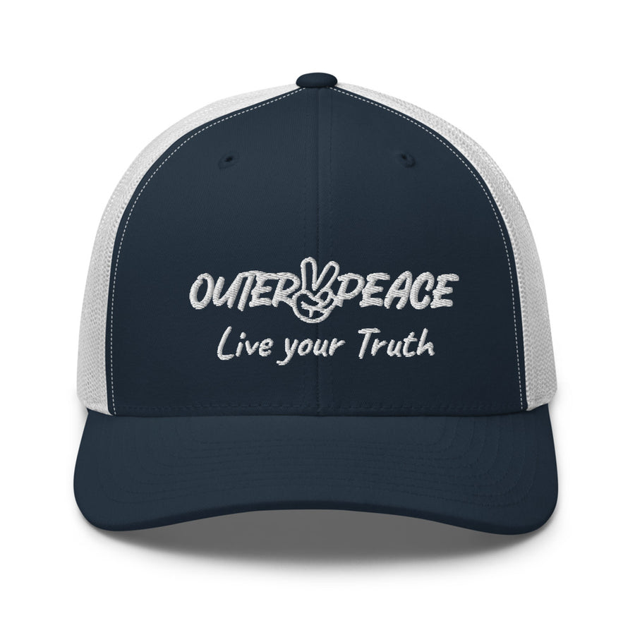 Outer Peace Live Your Truth Trucker Cap