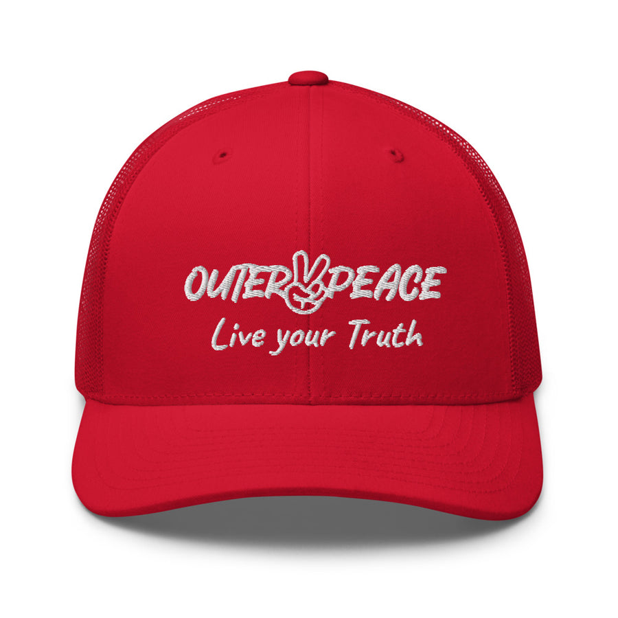 Outer Peace Live Your Truth Trucker Cap