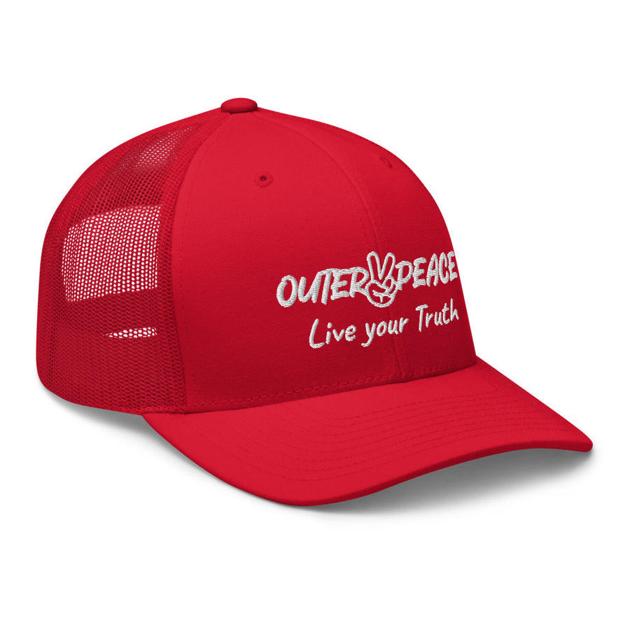 Outer Peace Live Your Truth Trucker Cap