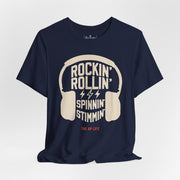 Rockin' Rollin' Spinnin' Stimmin'- Adult Unisex Jersey T-Shirt
