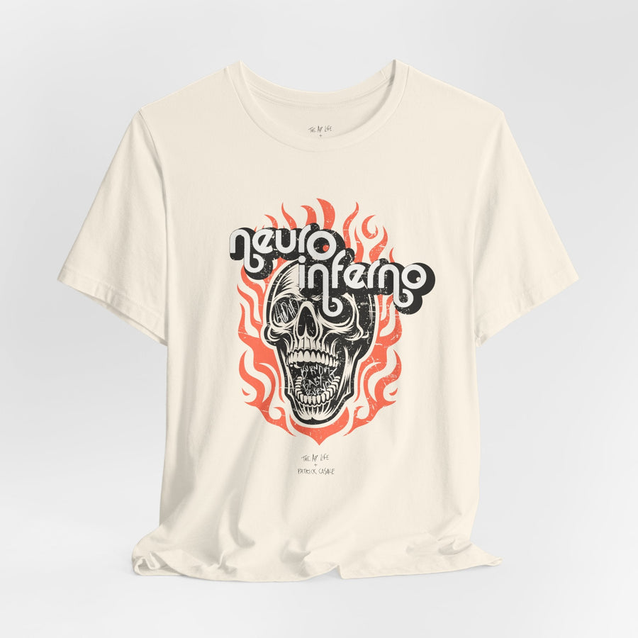 Neuro Inferno - AuDHD Burnout - Patrick Casale - Adult Unisex Jersey T-Shirt (Ships Internationally)