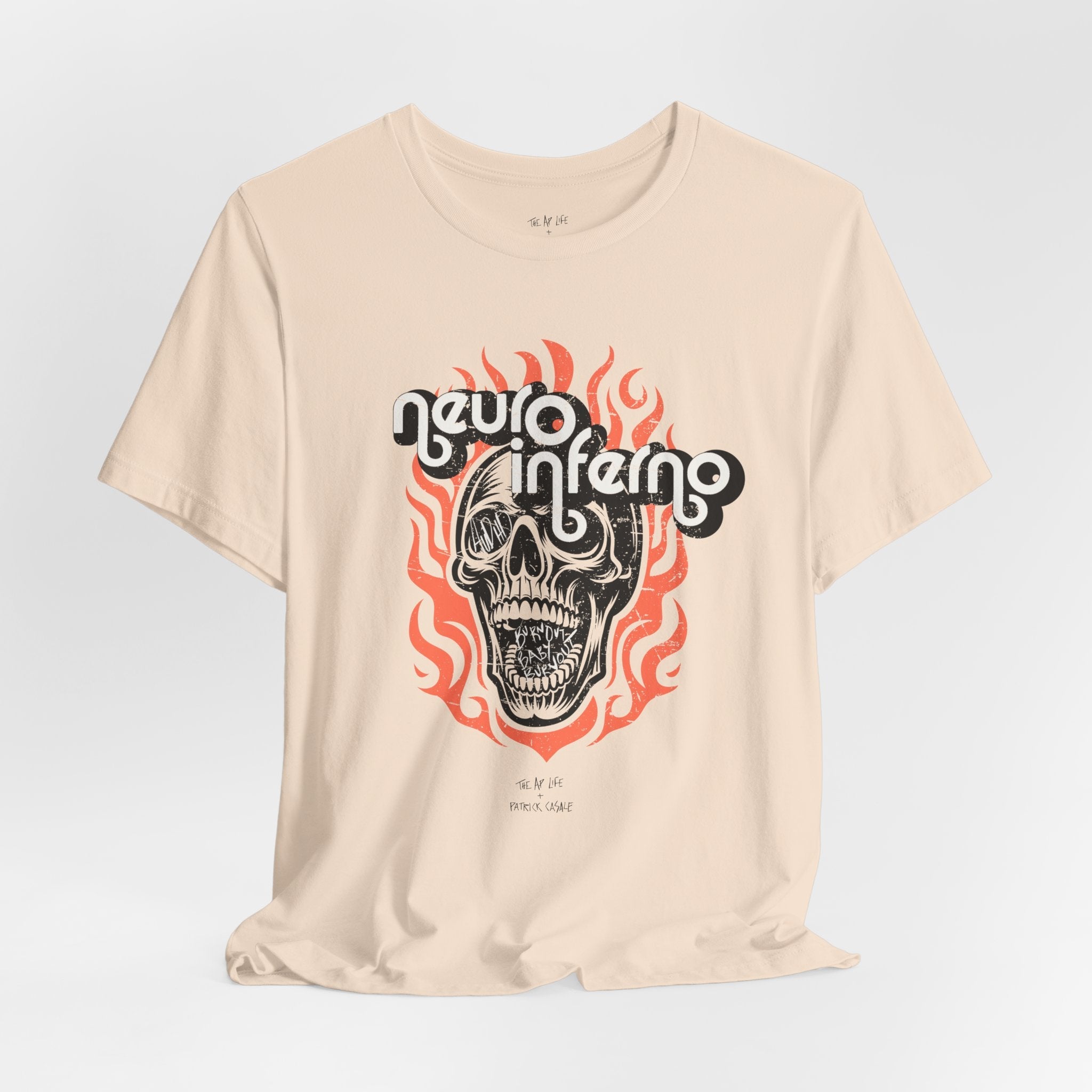 Neuro Inferno - AuDHD Burnout - Patrick Casale - Adult Unisex Jersey T-Shirt (Ships Internationally)