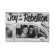 “Joy Is Our Rebellion” Vintage Photo Magnet | LGBTQ Pride Fridge Magnet