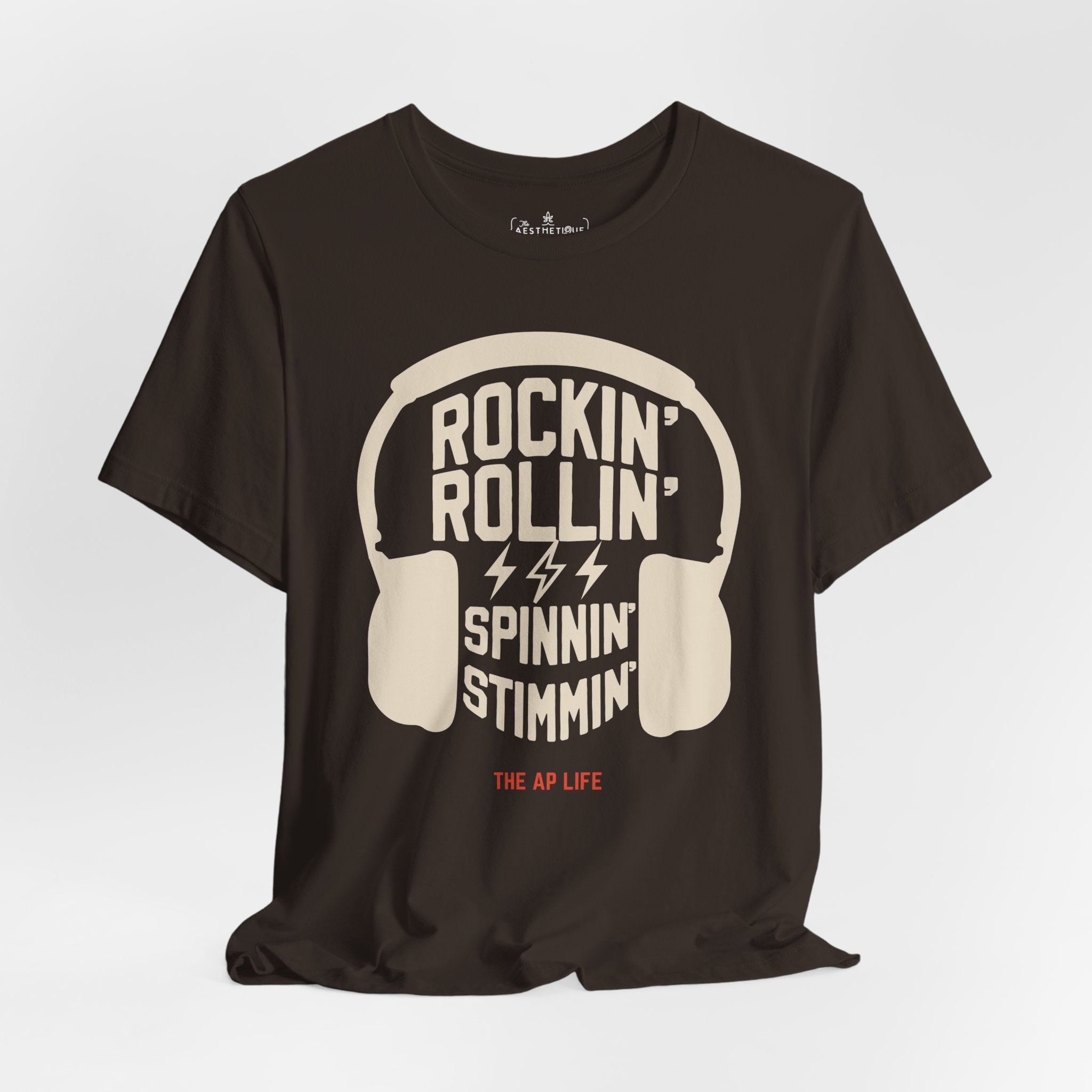 Rockin' Rollin' Spinnin' Stimmin'- Adult Unisex Jersey T-Shirt