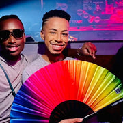 Rainbow Rave Fan (UV)