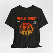 Mental Combat AuDHD Burnout - Adult Unisex Jersey T-Shirt