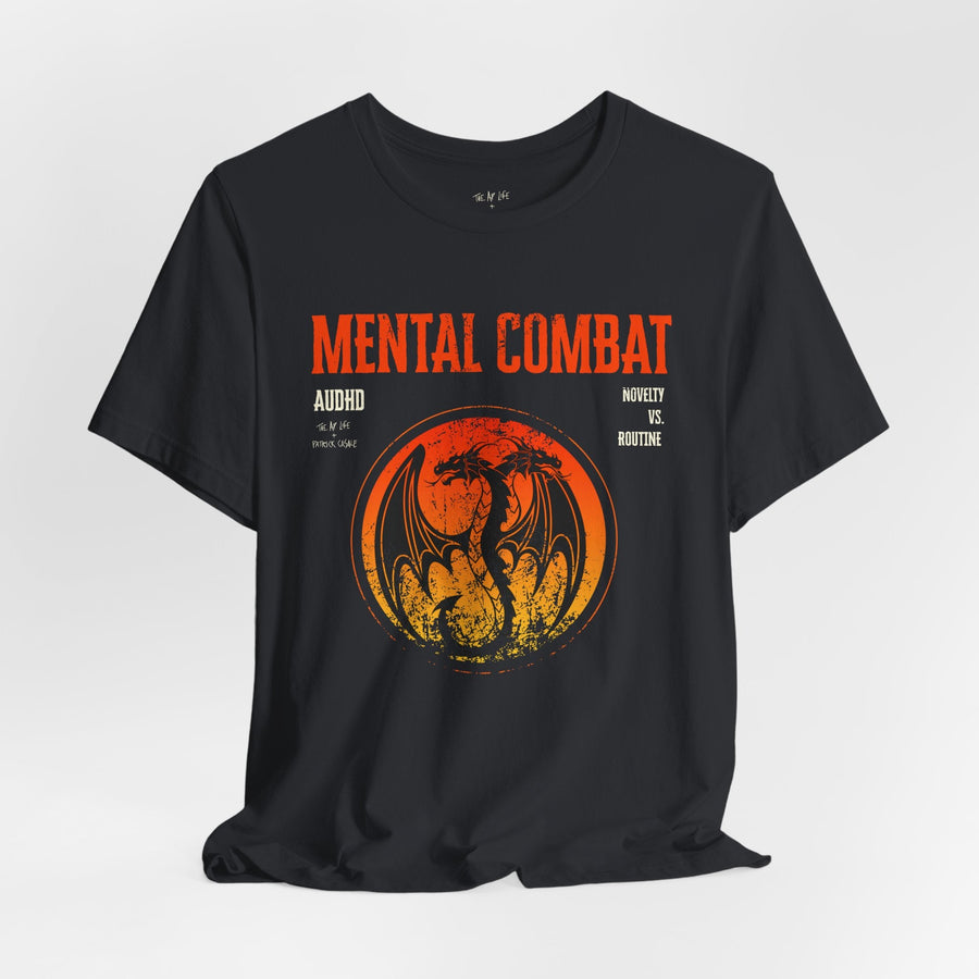 Mental Combat AuDHD Burnout - Adult Unisex Jersey T-Shirt