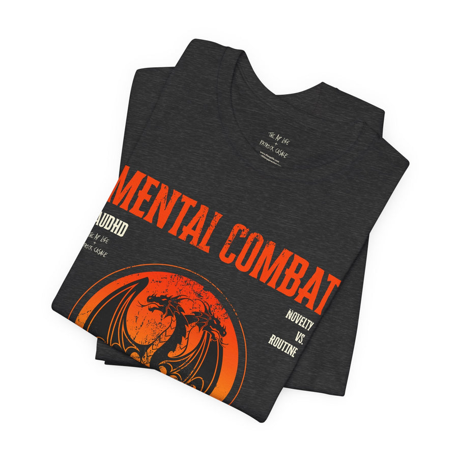 Mental Combat AuDHD Burnout - Adult Unisex Jersey T-Shirt