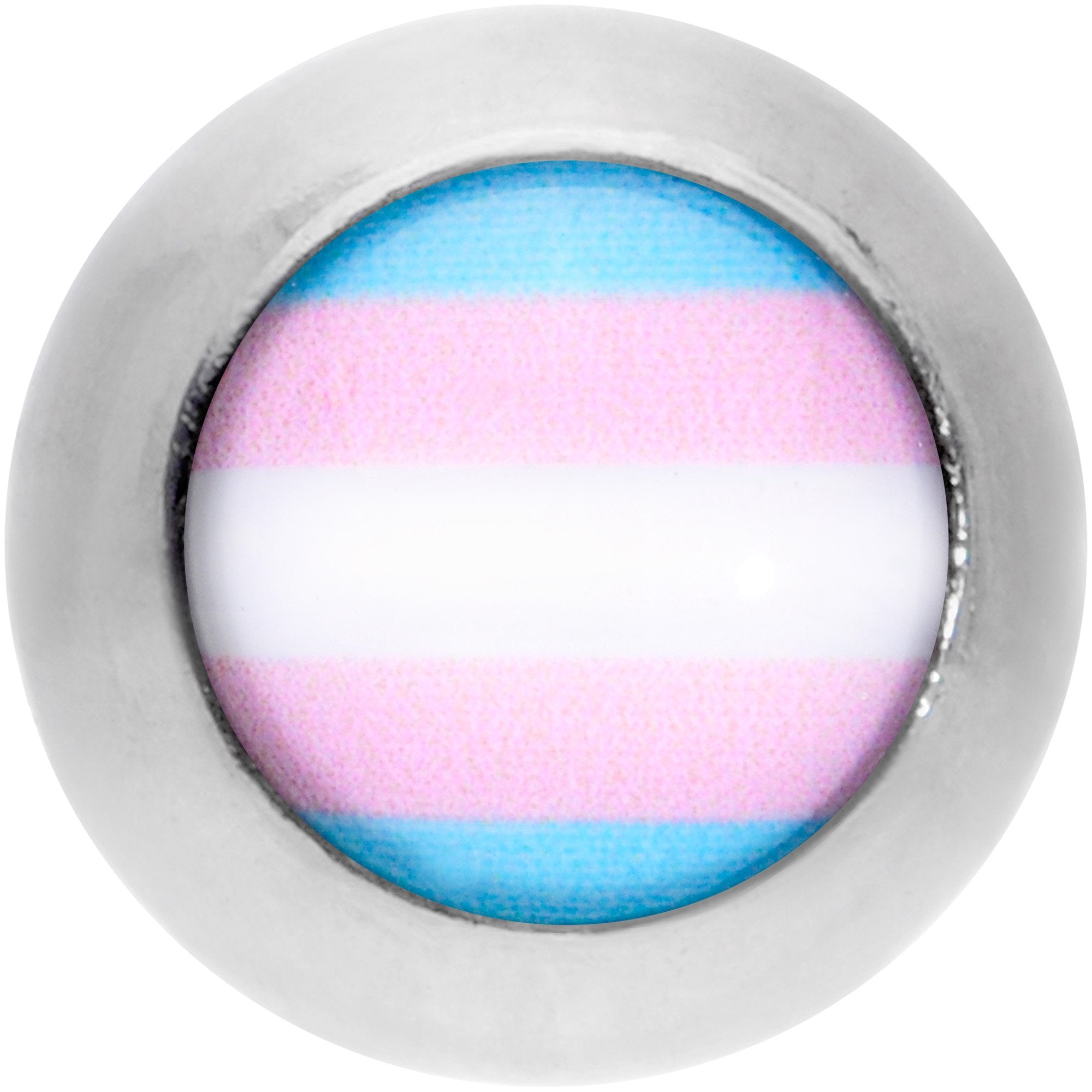 16G 1/4 Pink Blue Transgender Pride Flag Cartilage Tragus Earring