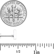 16G 5/16  Rainbow Pride Triangle Labret Monroe Tragus