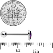 Lesbian Love Heart Barbell Tongue Ring