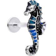 16G 5/16 Nautical Seahorse Labret Monroe Tragus