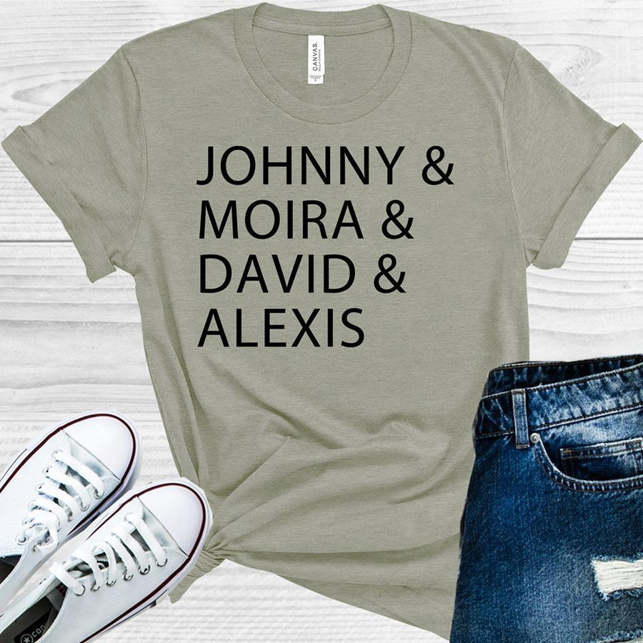 Schitts Creek: Johnny & David & Moira & Alexis Graphic T-Shirt
