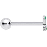 Brilliant Butterfly Barbell Tongue Ring