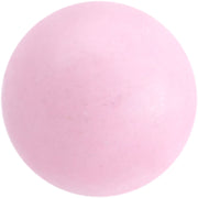 Pink Rose Quartz End Barbell Tongue Ring