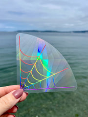 Rainbow Spiderweb Suncatcher