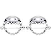 14G 9/16 Shark Bite Nipple Shield Set