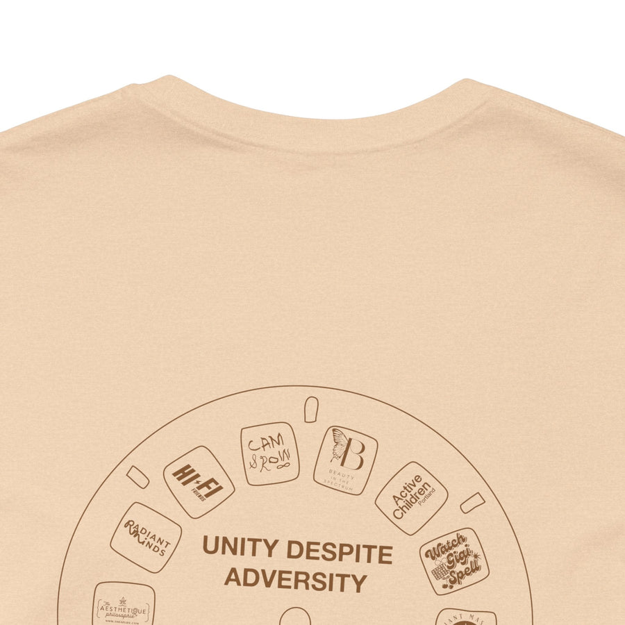 Unity Despite Adversity - Feeding America Fundraiser Tee - Unisex Jersey Short Sleeve T-Shirt