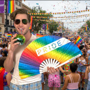 Pride Rainbow Fan