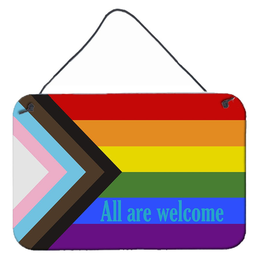 Progress Pride All are Welcome Wall or Door Hanging Prints
