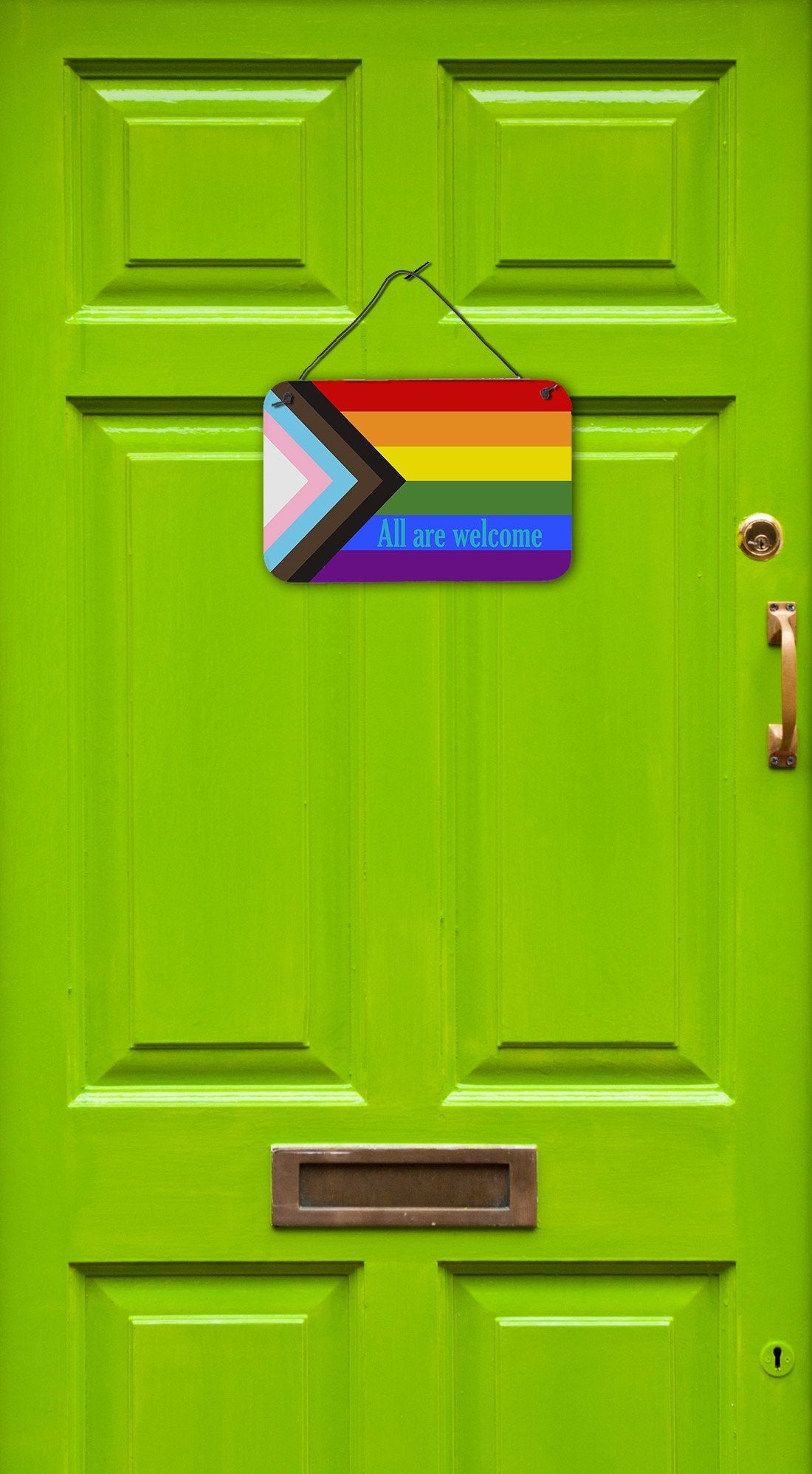 Progress Pride All are Welcome Wall or Door Hanging Prints