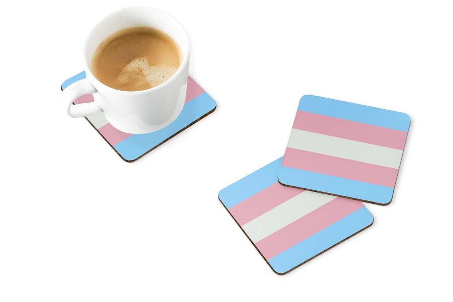 Transgender Pride Foam Coaster