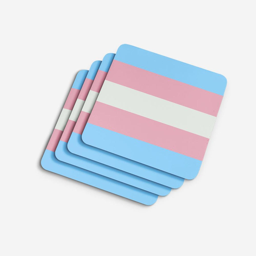 Transgender Pride Foam Coaster
