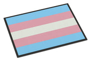 Transgender Pride Doormat - 24x36 Decorative Floor Mat – Indoor/Outdoor Rug with Artistic Flair