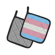 Transgender Pride Pot Holders - Set of 2 - Heat-Resistant Kitchen Essentials