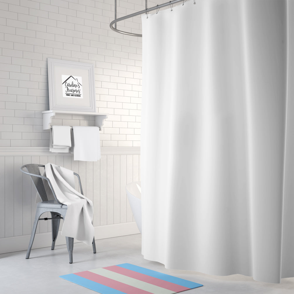 Transgender Pride Machine Washable Memory Foam Mat