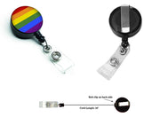 Gay Pride Retractable Badge Reel