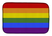 Gay Pride Dish Drying Mat – Absorbent, Artistic Kitchen Essentials