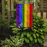 Rainbow Pride Garden Flag – LGBTQ+ Outdoor Yard Decor