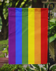 Rainbow Pride Garden Flag – LGBTQ+ Outdoor Yard Decor