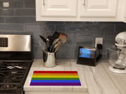 Gay Pride Glass Cutting Boards – Durable, Decorative Kitchen Art Large