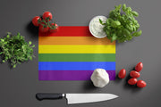 Gay Pride Glass Cutting Boards – Durable, Decorative Kitchen Art Large