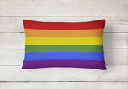 Gay Pride Canvas Fabric Decorative Pillow