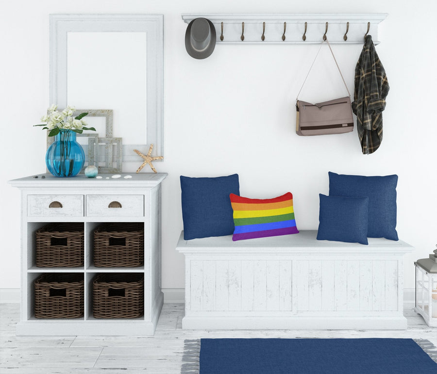 Gay Pride Canvas Fabric Decorative Pillow