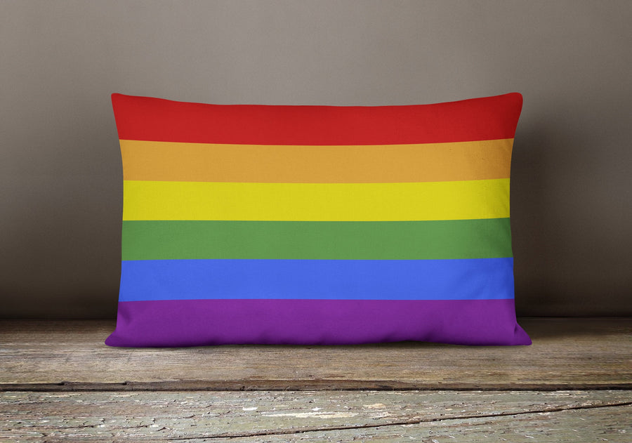 Gay Pride Canvas Fabric Decorative Pillow