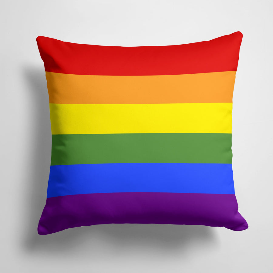 Gay Pride Throw Pillow - 14x14 Decorative Pillow – Art for Your Home & Patio