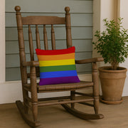 Gay Pride Throw Pillow - 14x14 Decorative Pillow – Art for Your Home & Patio