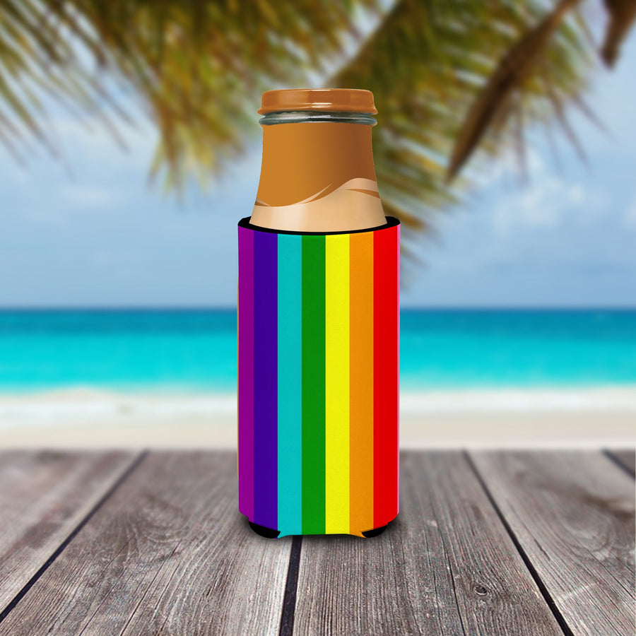 Gay Pride before 1978  Hugger for slim cans