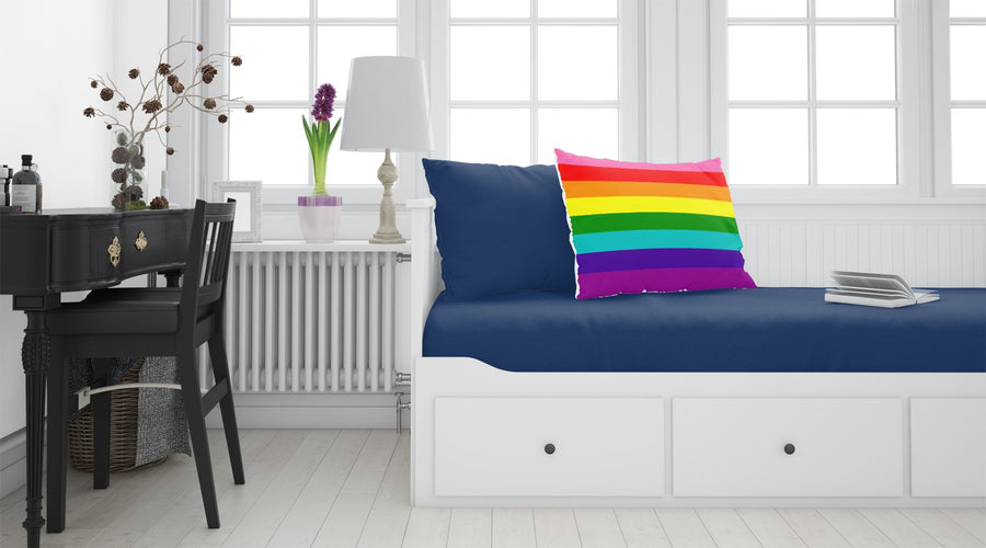 Gay Pride before 1978 Fabric Standard Pillowcase – Artistic Decorative Front, White Back