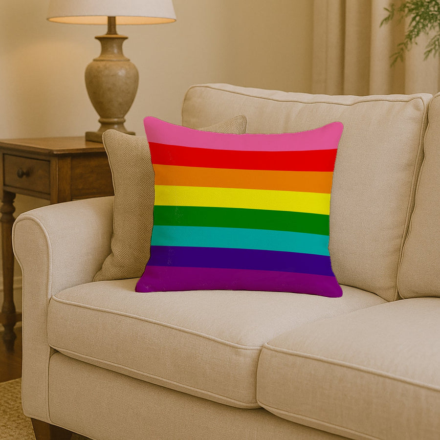 Gay Pride before 1978 Throw Pillow - 14x14 Decorative Pillow – Art for Your Home & Patio